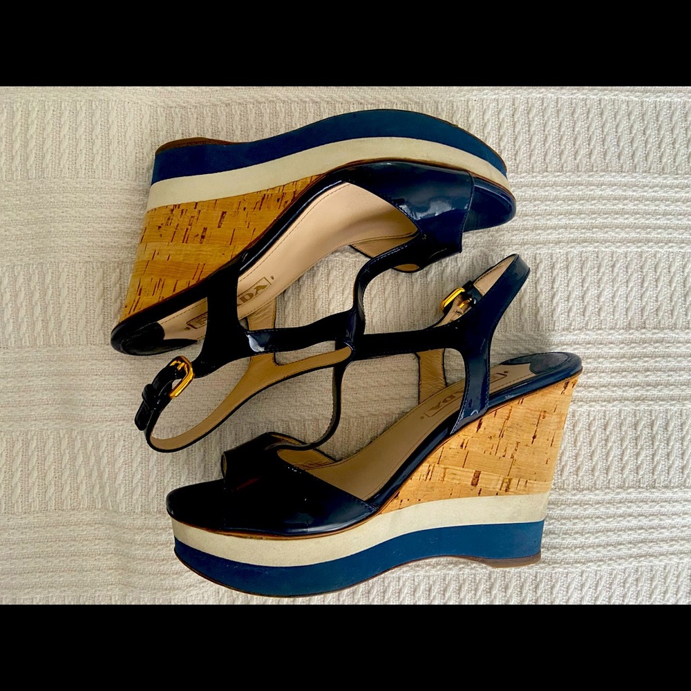 Prada Wedge Sandals